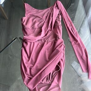 Mauve color dance leotard/ costume size Adult Small